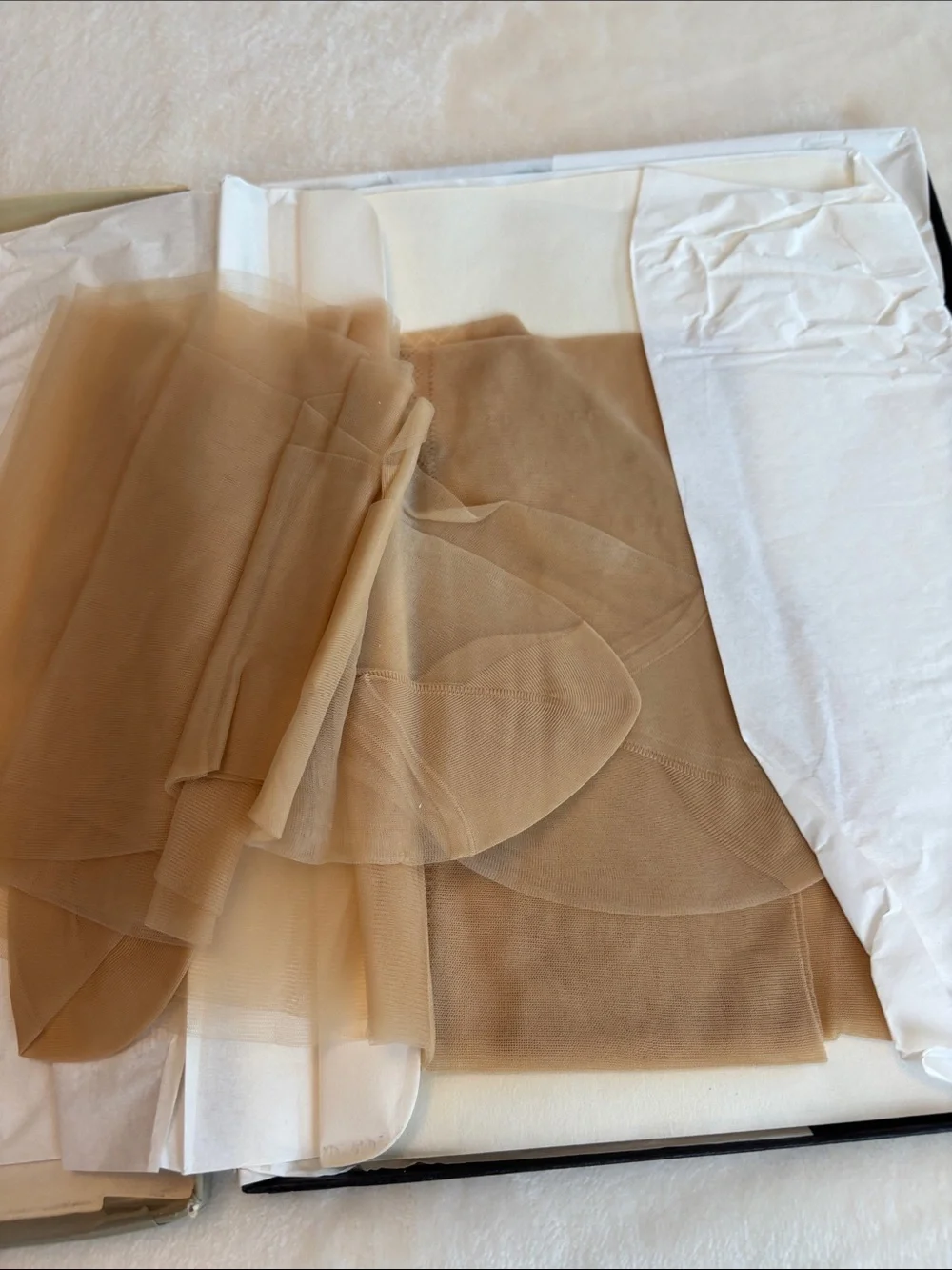 Vintage NWT PHOENIX FOR BLACK thigh-high stockings hosiery (3) Pairs -9 1/2 L